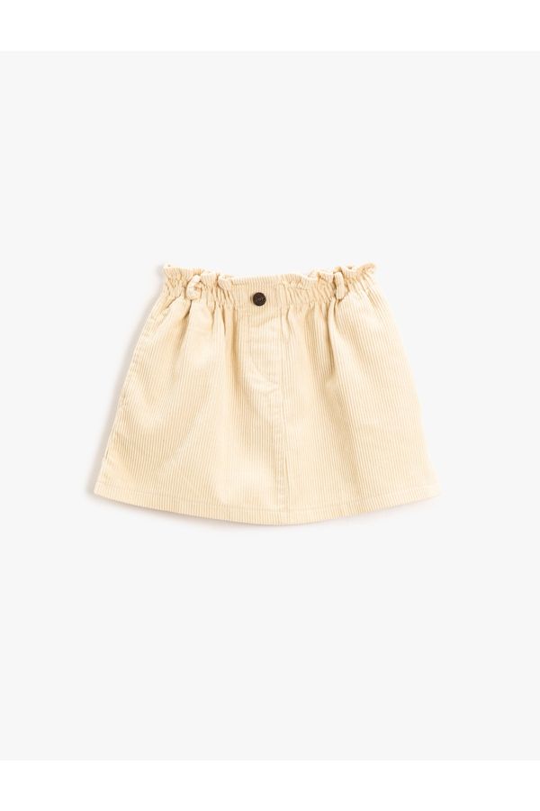 Koton Koton Skirt - Ecru - Mini