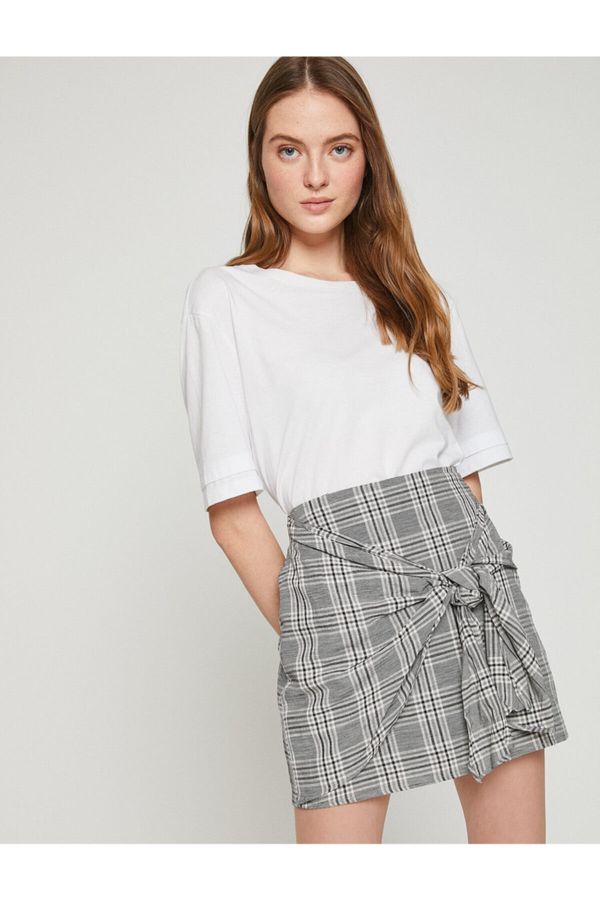 Koton Koton Skirt - Gray - Mini