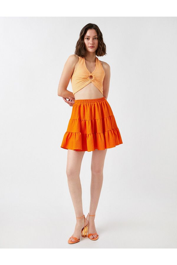 Koton Koton Skirt - Orange - Mini