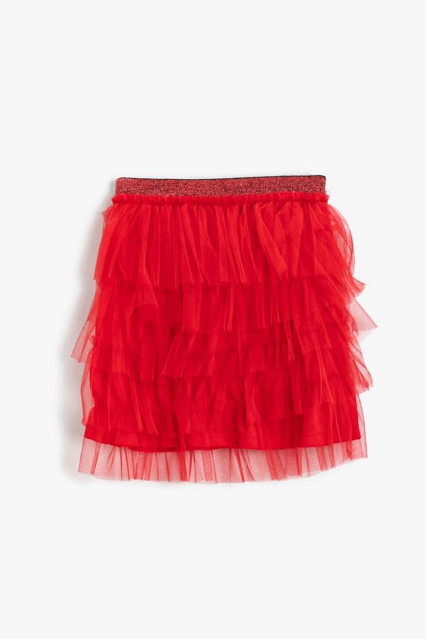 Koton Koton Skirt - Red - Midi