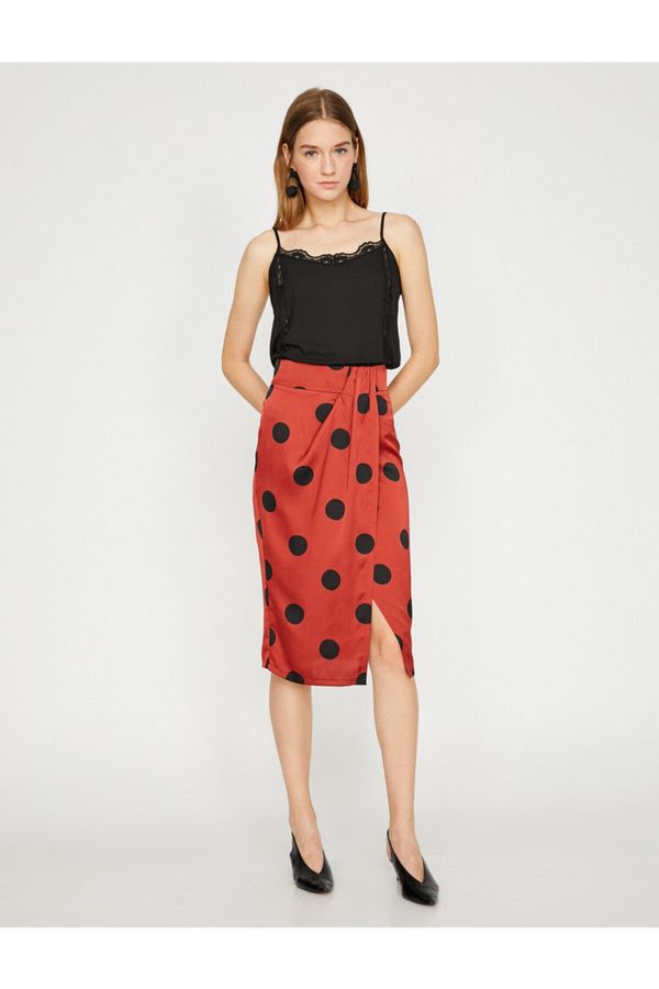 Koton Koton Skirt - Red - Midi