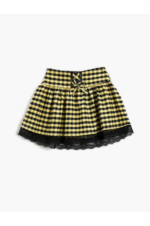 Koton Koton Skirt - Yellow - Mini