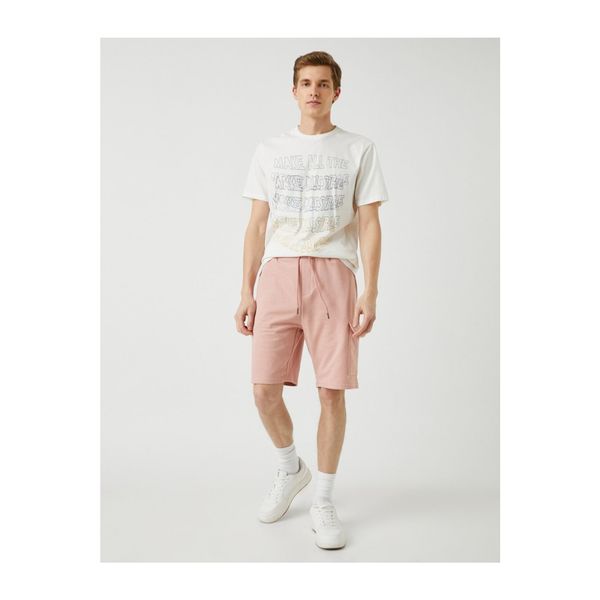 Koton Koton Slim Fit Lace-Up Shorts