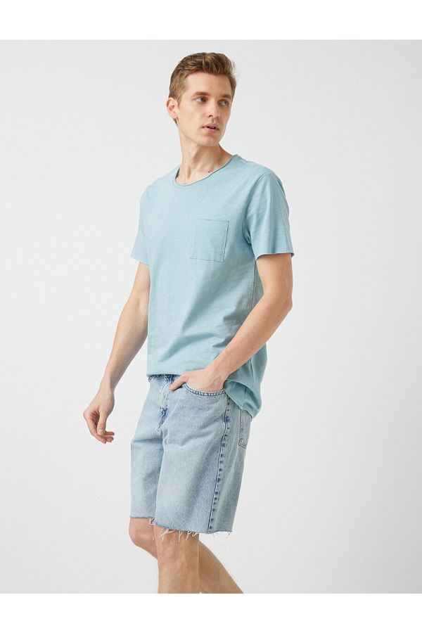Koton Koton Slim Fit Pocket Basic T-Shirt