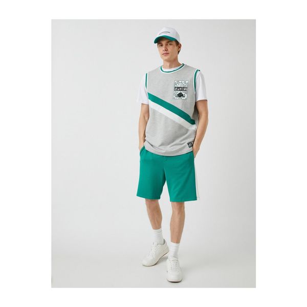 Koton Koton Slim Fit Striped Shorts