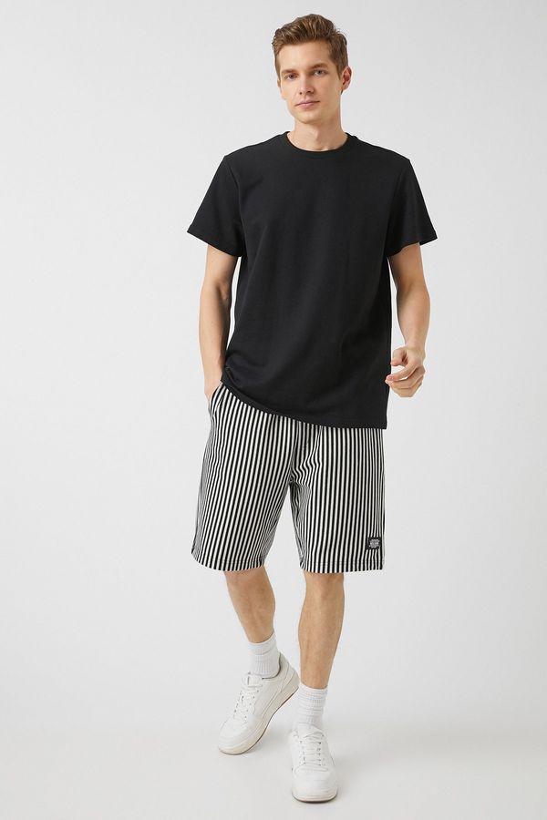 Koton Koton Slim Fit Striped Shorts