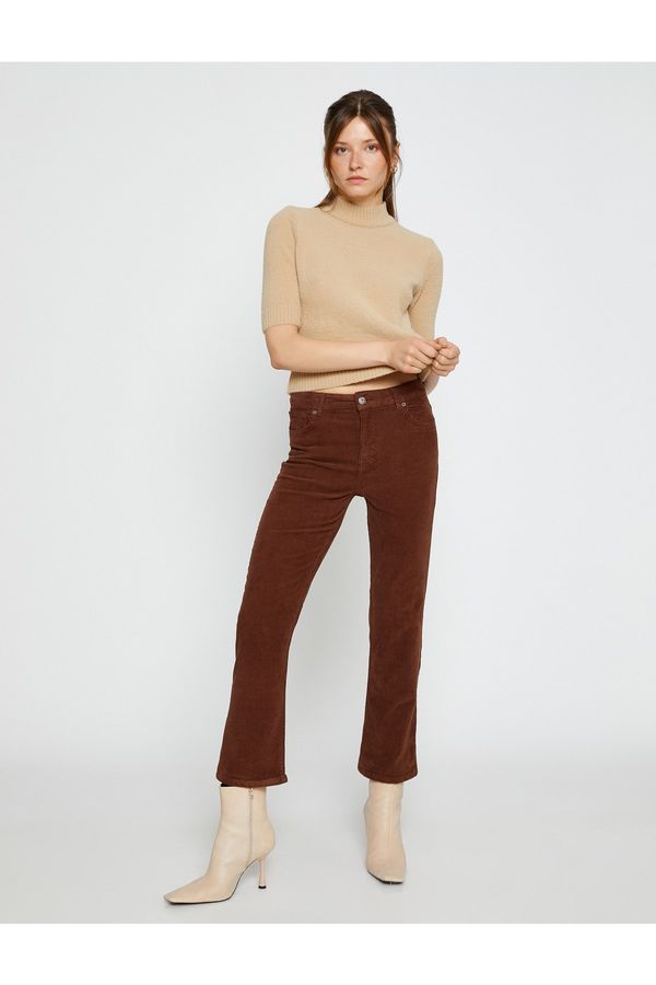 Koton Koton Spanish Crop Leg Jeans Slim Fit - Victoria Crop Jean