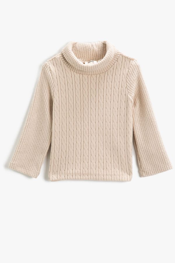 Koton Koton Sweater - Beige - Regular
