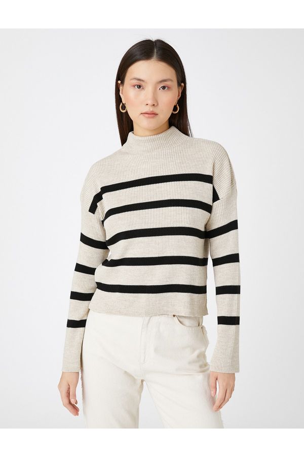 Koton Koton Sweater - Beige - Relaxed