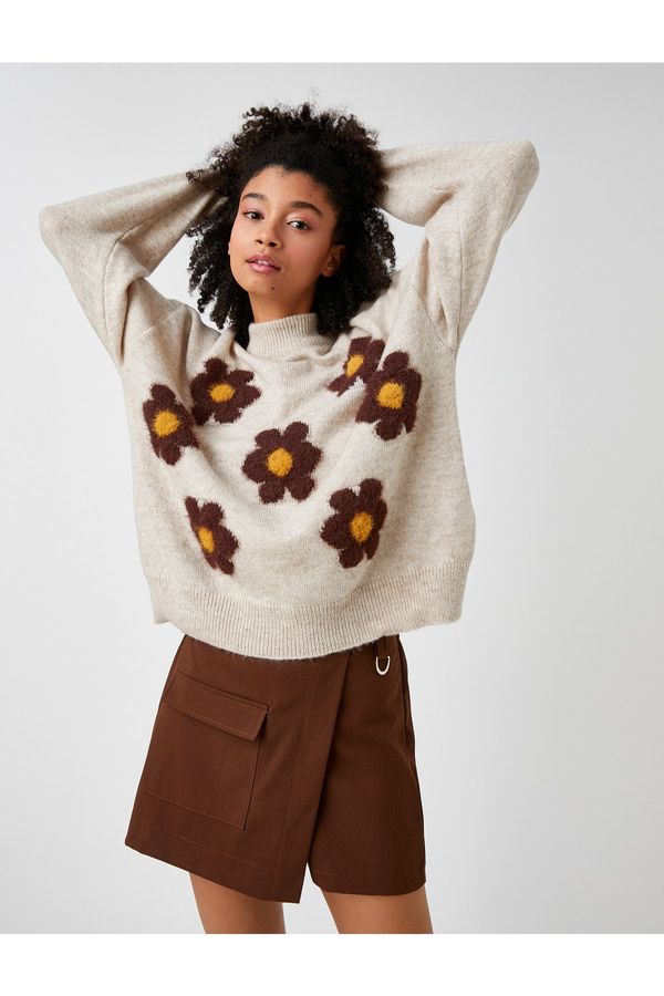 Koton Koton Sweater - Beige - Relaxed fit