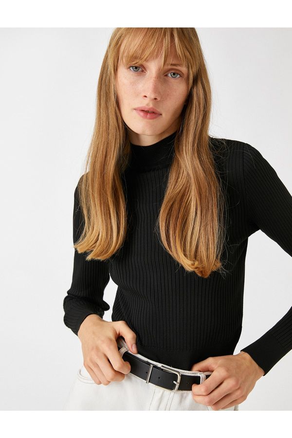 Koton Koton Sweater - Black - Fitted
