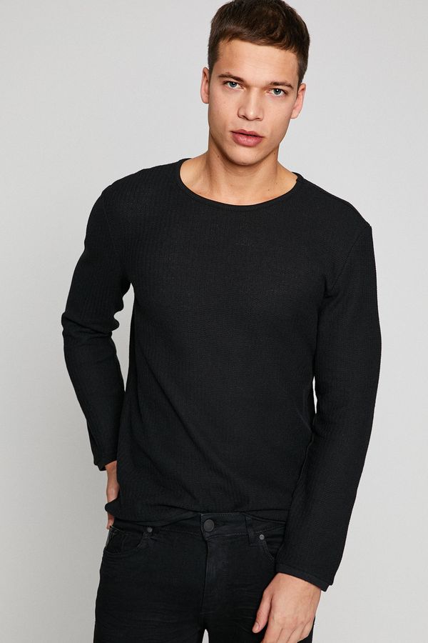 Koton Koton Sweater - Black - Regular fit