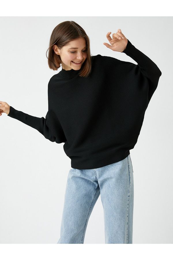 Koton Koton Sweater - Black - Relaxed fit