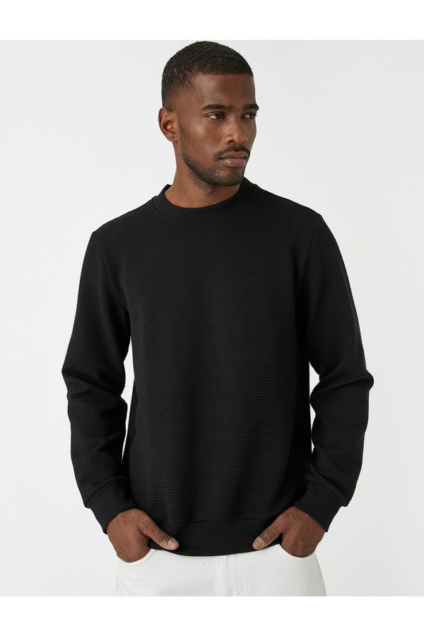 Koton Koton Sweater - Black - Relaxed