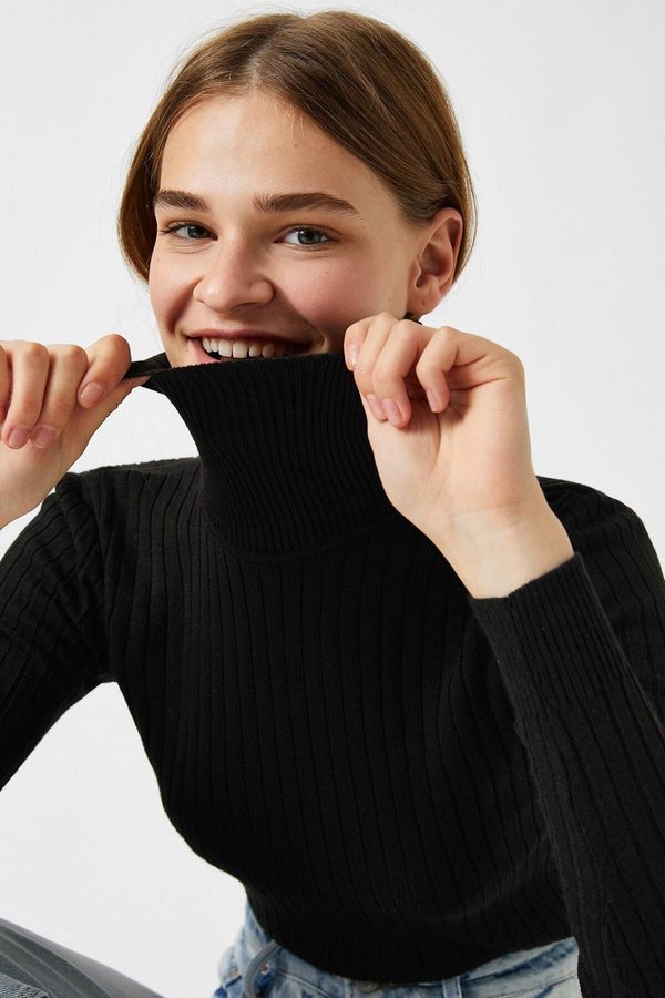 Koton Koton Sweater - Black - Slim fit