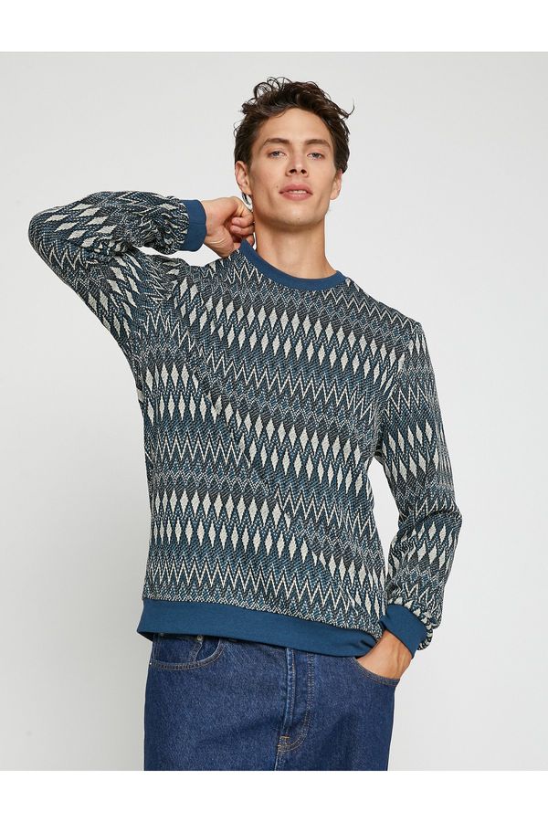 Koton Koton Sweater - Blue - Regular