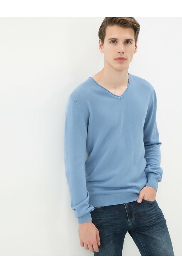 Koton Koton Sweater - Blue - Regular fit