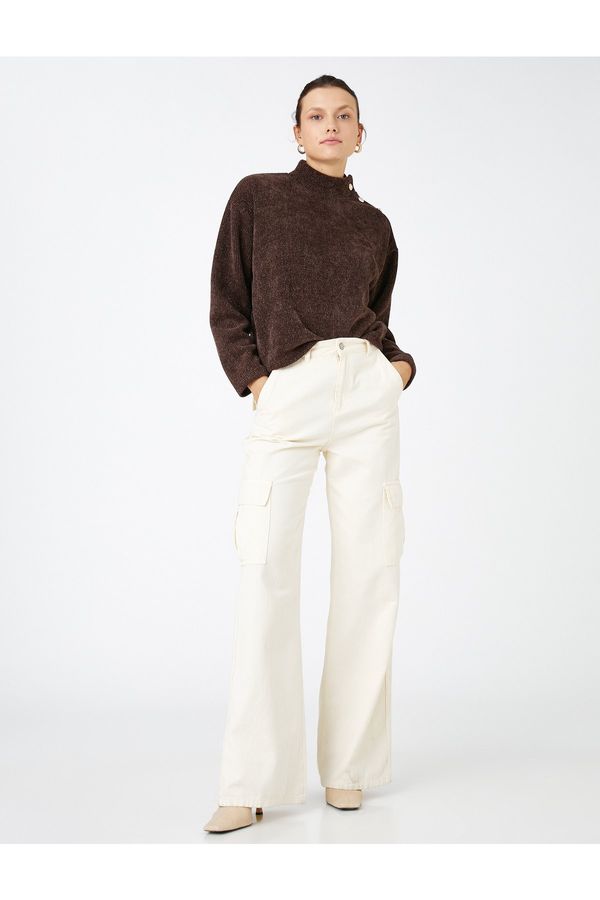 Koton Koton Sweater - Brown - Regular