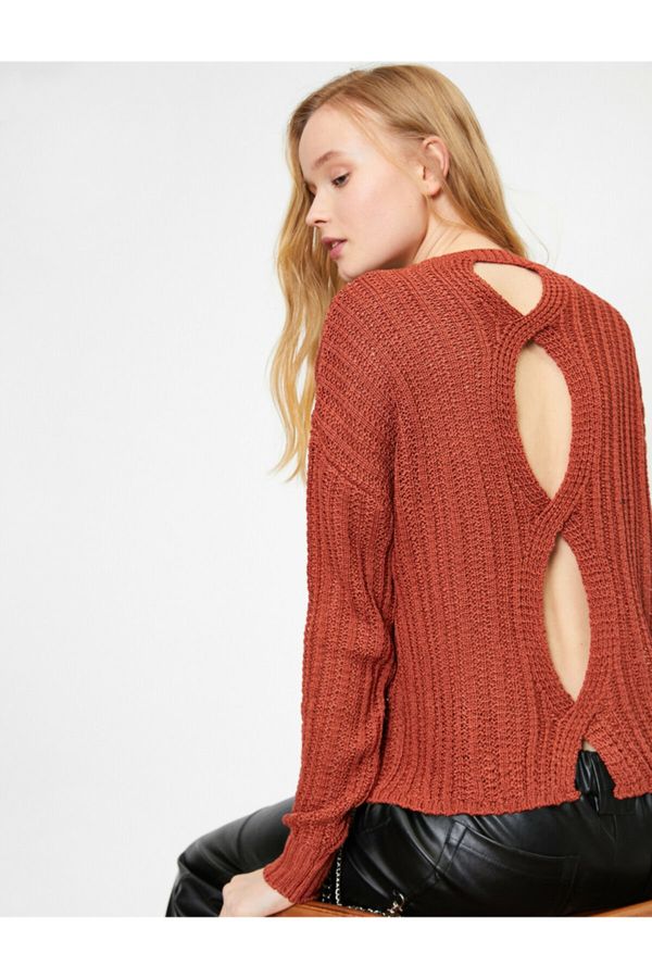 Koton Koton Sweater - Brown - Regular fit