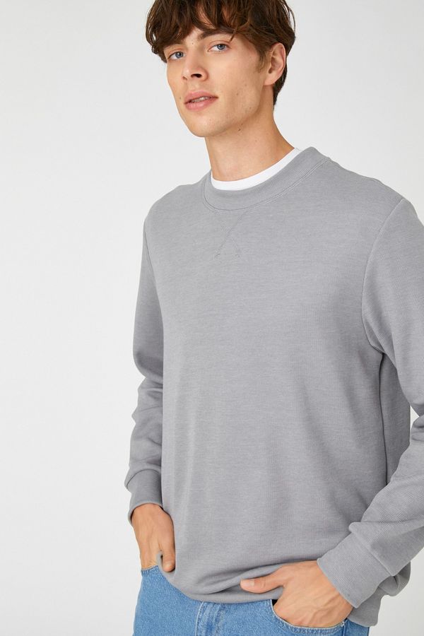 Koton Koton Sweater - Gray - Regular