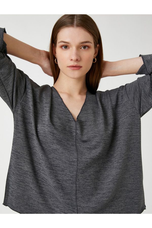 Koton Koton Sweater - Gray - Regular