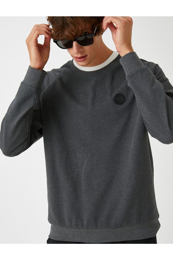 Koton Koton Sweater - Gray - Relaxed fit