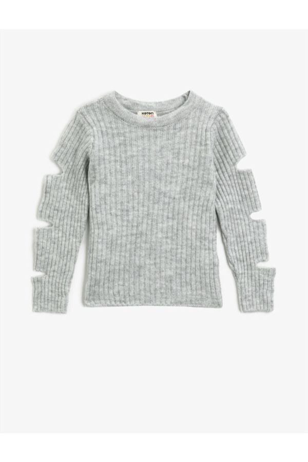 Koton Koton Sweater - Gray - Relaxed fit