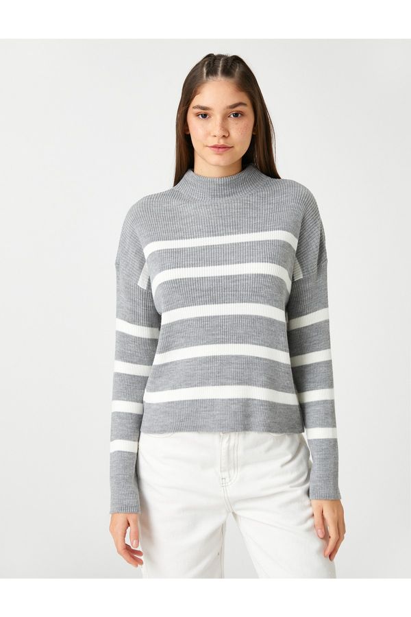 Koton Koton Sweater - Gray - Standard