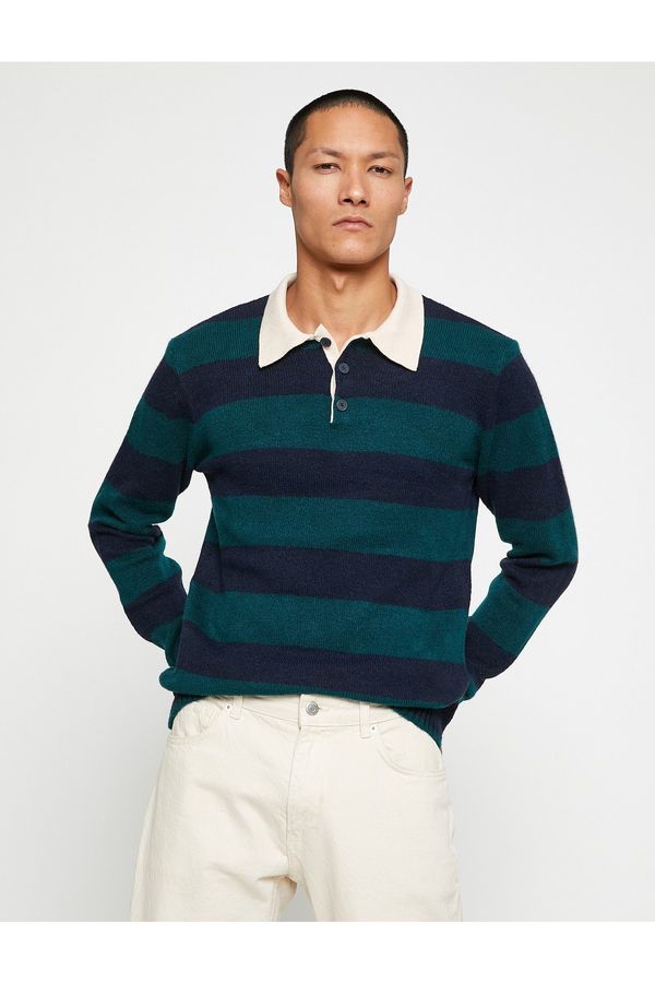 Koton Koton Sweater - Green - Regular fit