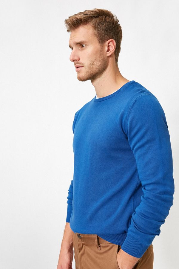 Koton Koton Sweater - Navy blue - Slim fit