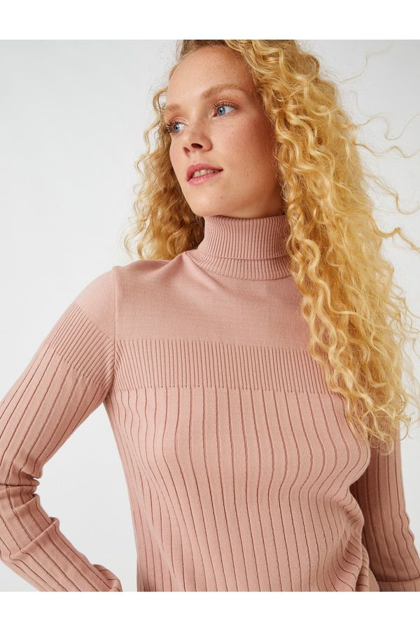 Koton Koton Sweater - Pink - Fitted