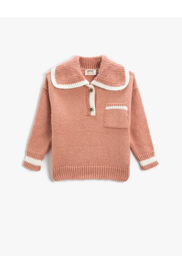 Koton Koton Sweater - Pink - Oversize