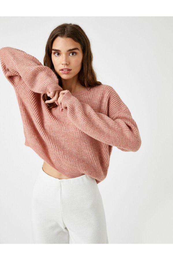 Koton Koton Sweater - Pink - Relaxed fit