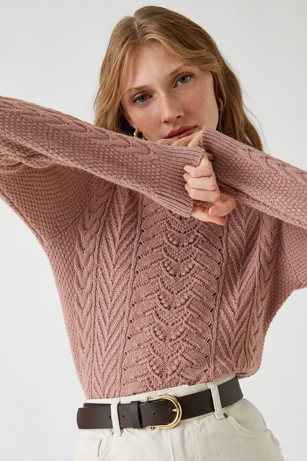 Koton Koton Sweater - Pink - Relaxed