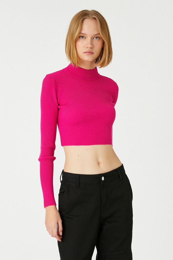 Koton Koton Sweater - Pink - Standard