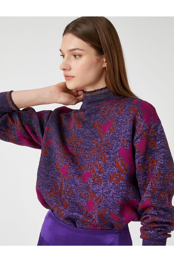 Koton Koton Sweater - Purple - Regular fit