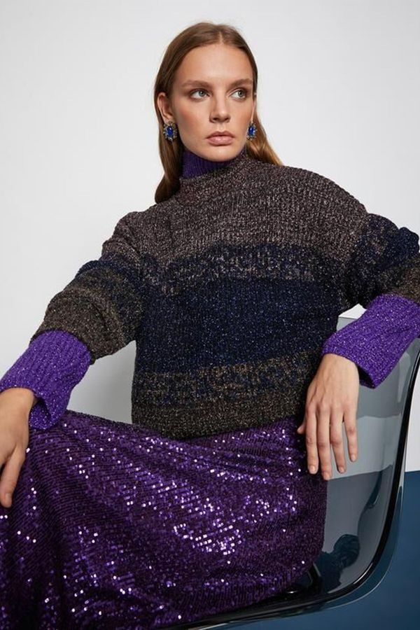 Koton Koton Sweater - Purple - Regular