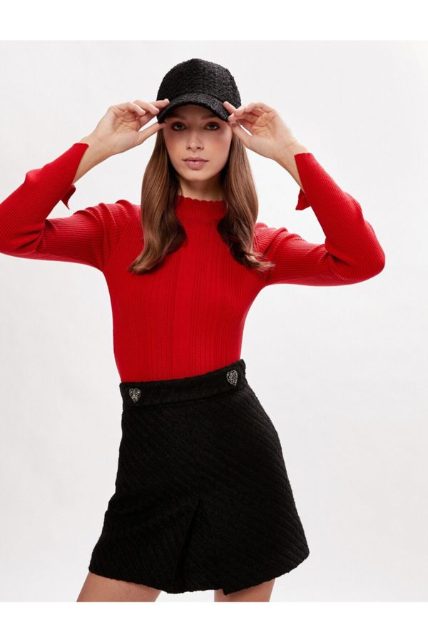 Koton Koton Sweater - Red - Regular fit