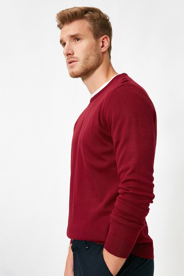 Koton Koton Sweater - Red - Regular fit