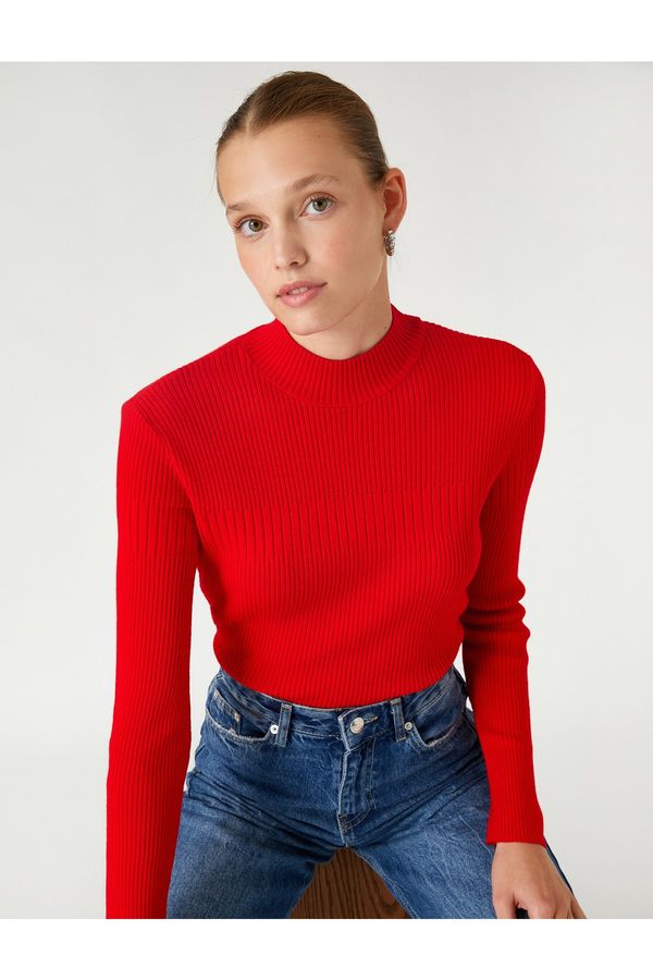 Koton Koton Sweater - Red - Relaxed fit