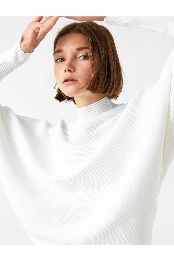 Koton Koton Sweater - White - Relaxed fit