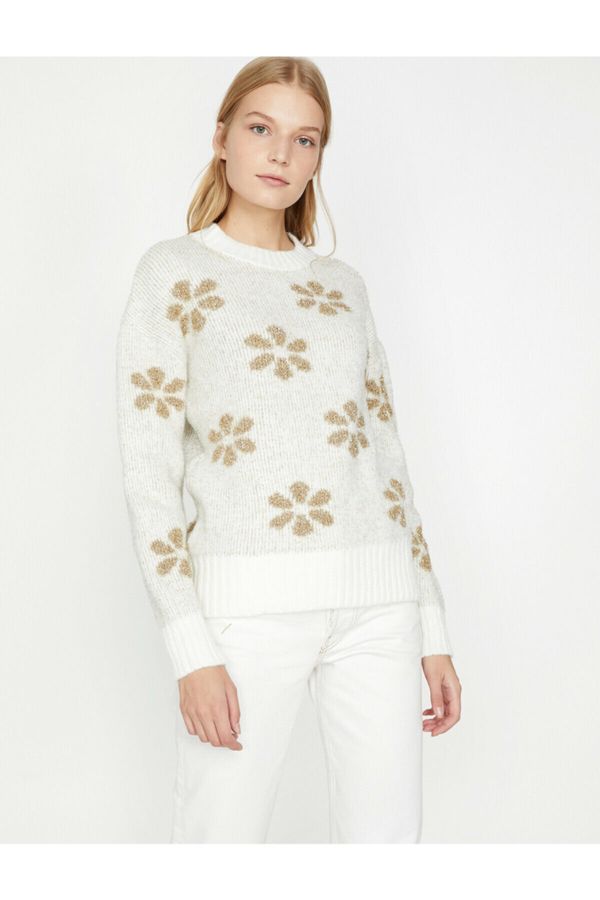 Koton Koton Sweater - White - Relaxed fit
