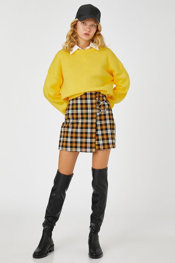 Koton Koton Sweater - Yellow - Regular