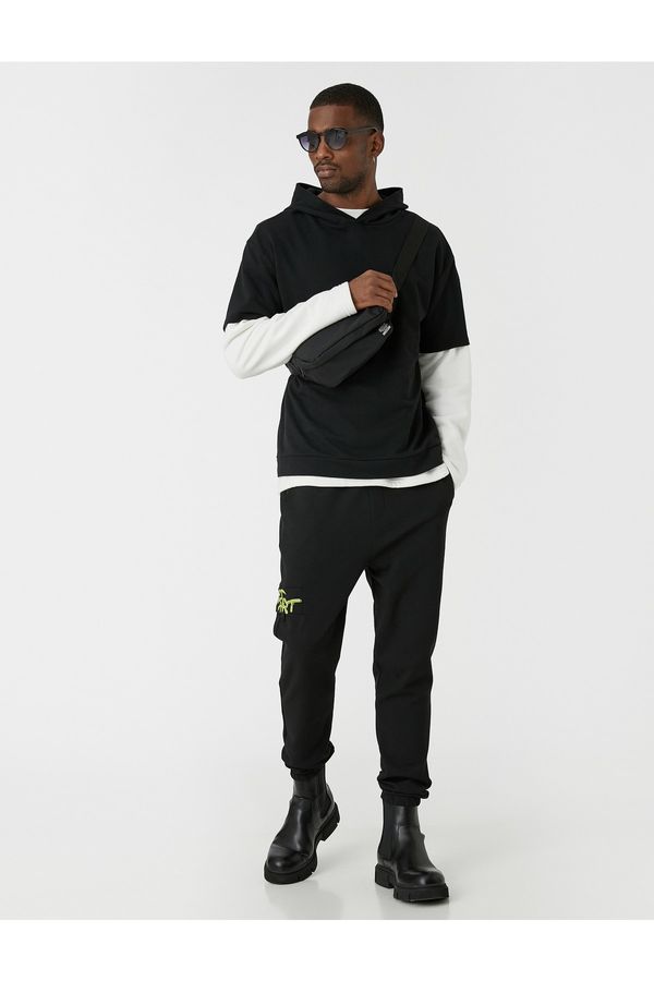 Koton Koton Sweatpants - Black - Cargo