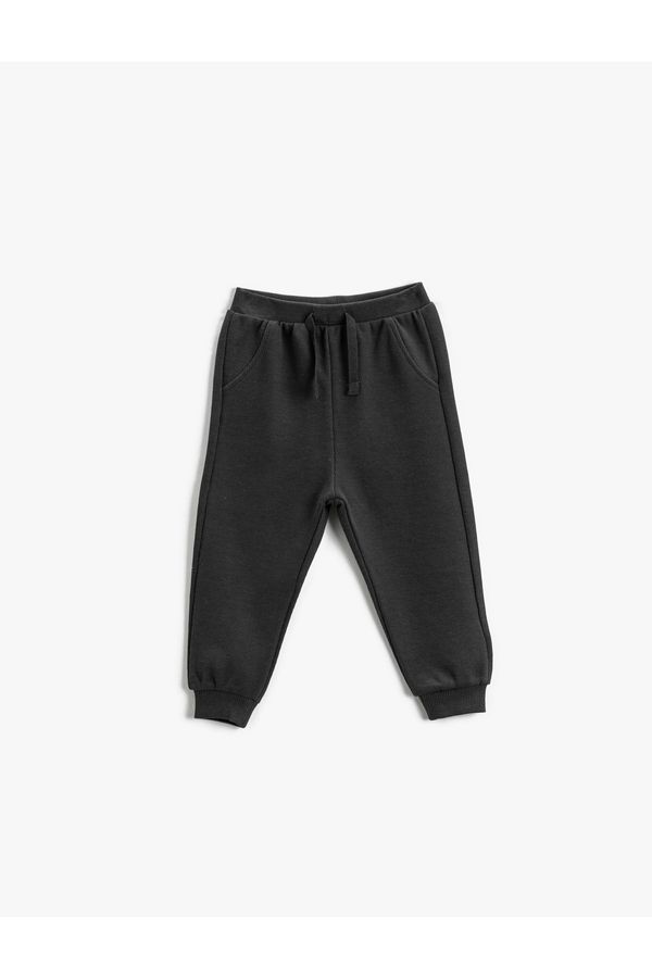 Koton Koton Sweatpants - Black - Straight