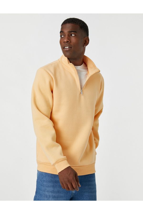 Koton Koton Sweatshirt - Beige - Standard