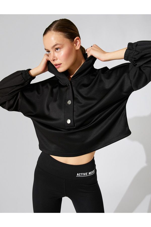 Koton Koton Sweatshirt - Black - Relaxed fit