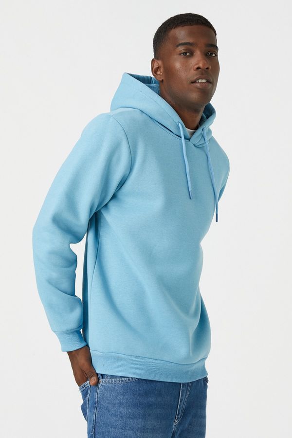 Koton Koton Sweatshirt - Blue - Regular