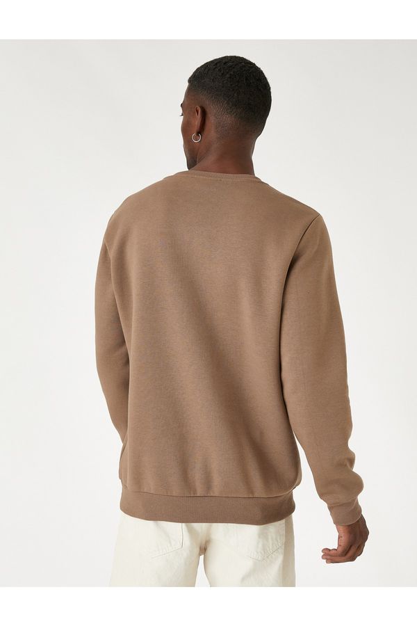 Koton Koton Sweatshirt - Brown - Relaxed