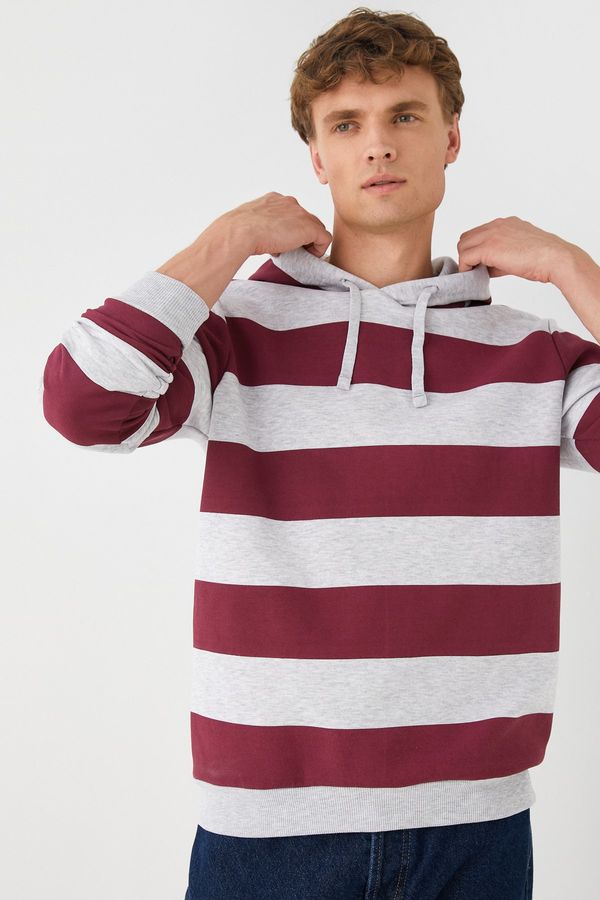 Koton Koton Sweatshirt - Burgundy - Relaxed fit